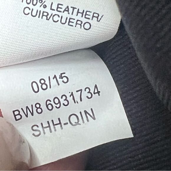 Tommy Hilfiger Leather Purse Magenta Cranberry Tan Double Handle Bag - Picture 11 of 13